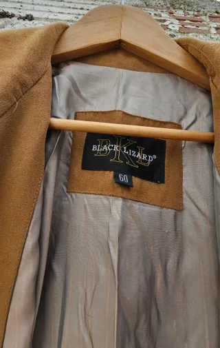 Chaqueta marron talla 60 talla xxl camel