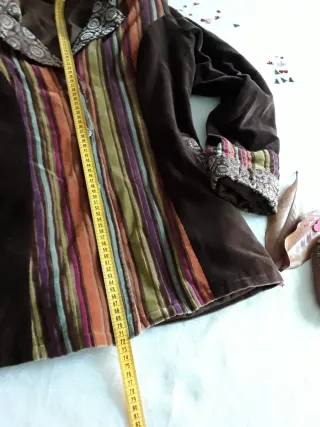 Americana Terciopelo Natura Talla XL