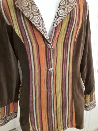 Americana Terciopelo Natura Talla XL