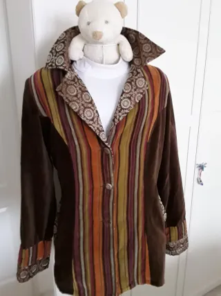 Americana Terciopelo Natura Talla XL