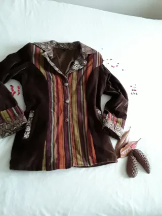 Americana Terciopelo Natura Talla XL