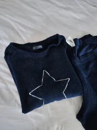 Pijama mujer azul con estrella