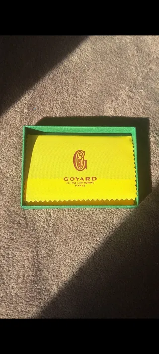 Billetera Goyard Negro