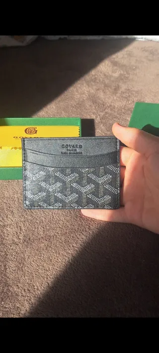 Billetera Goyard Negro