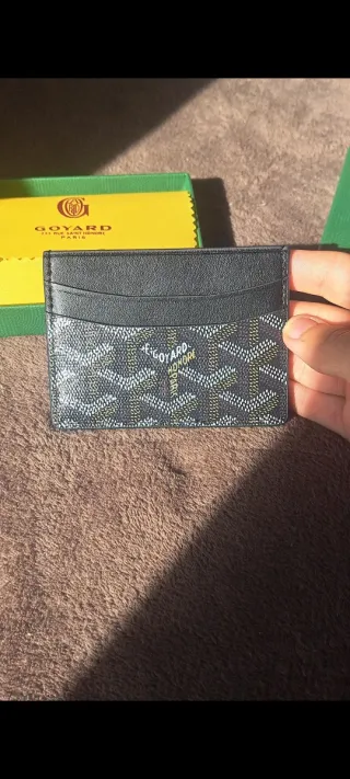 Billetera Goyard Negro