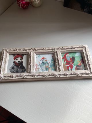 Cornice 3 foto resina 35x14 cm