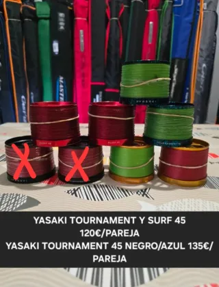 BOBINAS Y ACCESORIOS YASAKI SHIMANO 35 Y 45