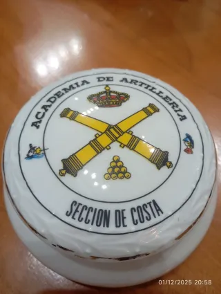 Joyero Academia de Artillería Porcelana