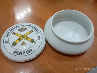 Joyero Academia de Artillería Porcelana