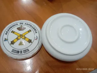 Joyero Academia de Artillería Porcelana