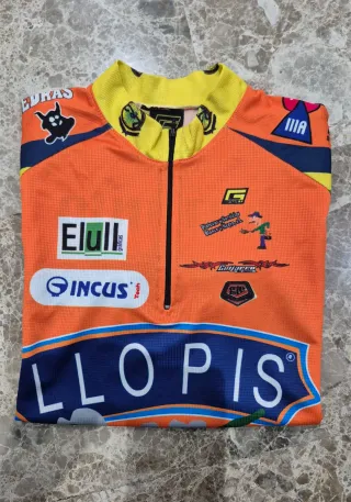 Maillot Ciclismo Naranja Elull Incurs Llopis