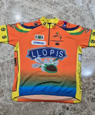 Maillot Ciclismo Naranja Elull Incurs Llopis