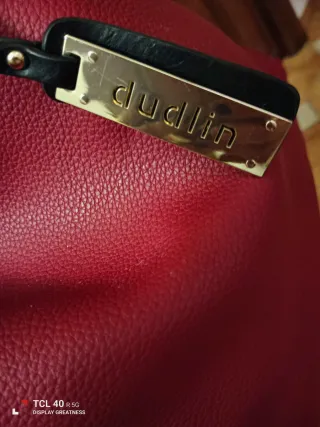 Borsa rossa con borsello