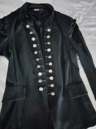 Chaqueta fina mujer negra