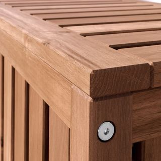 Baúl de madera Ikea marrón claro