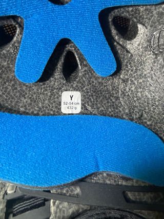 Casco azul  maraca pro-tec, talla 52-54 cm