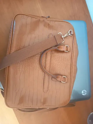 Bolso/cartera ordenador mujer El Corte Inglés marr