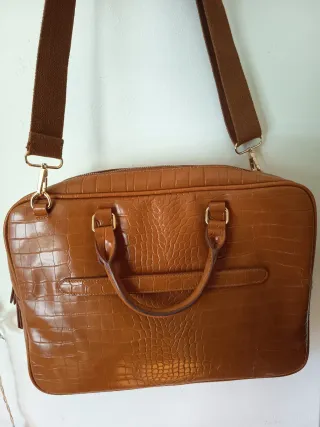 Bolso/cartera ordenador mujer El Corte Inglés marr