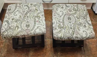 2 poggiapiedi vintage, quasi nuovi