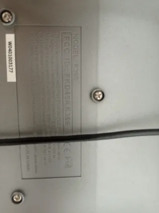 Teclado Inves K366 PS2 Negro/Plateado