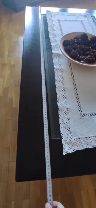 Mesa de centro elevable de madera y cristal