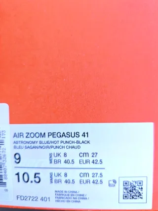 Nike Air Zoom Pegasus 41 Azul/Rosa