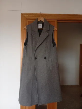 Chaleco Zara Gris  Nuevo