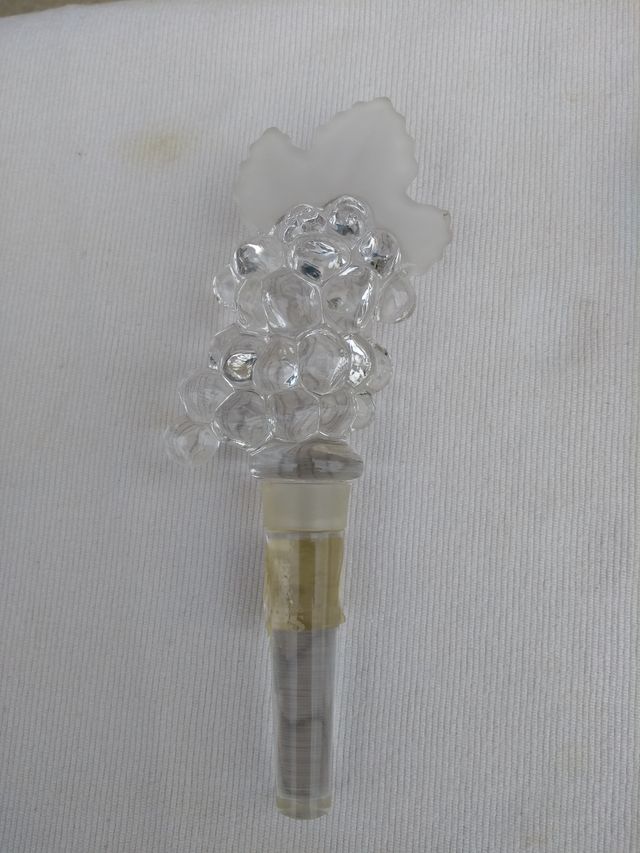 Tampões de vidro maciço para garrafas