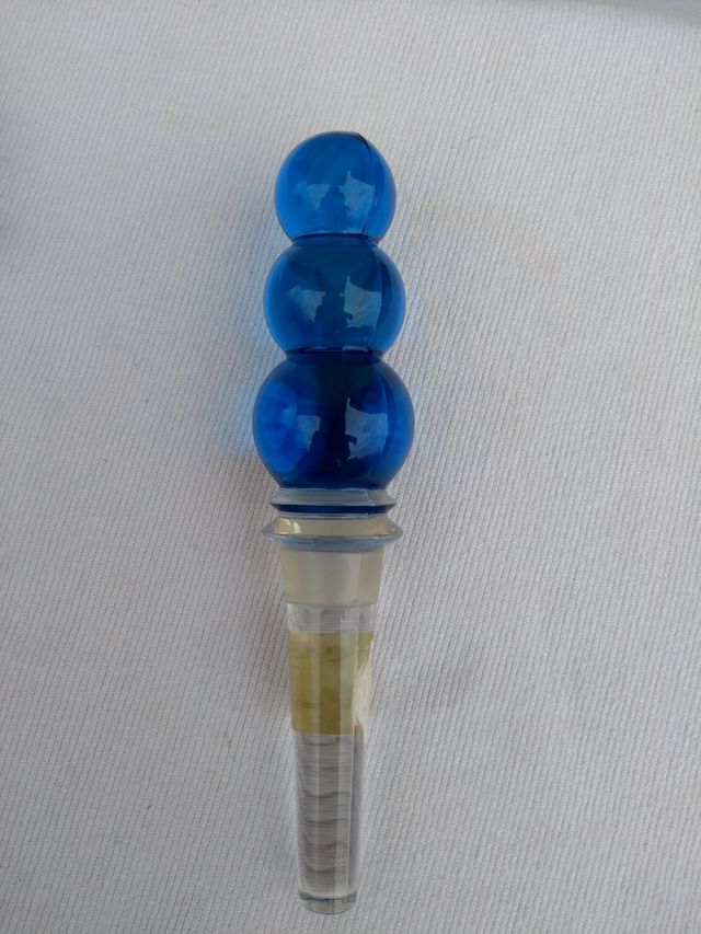 Tampões de vidro maciço para garrafas