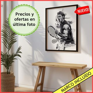Cuadro Rafa Nadal Tenis Poster Rafael Nadal