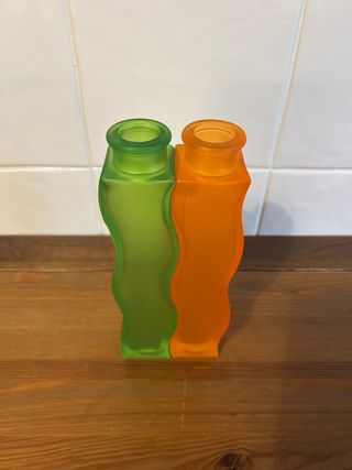 Jarrones cristal ondulados Ikea