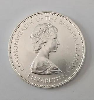 Bahamas 2 Dollari 1972 Argento