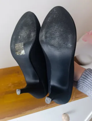 ZAPATOS NEGROS 38 MUJER