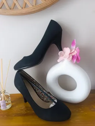 ZAPATOS NEGROS 38 MUJER