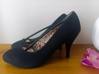 ZAPATOS NEGROS 38 MUJER