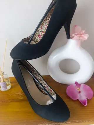 ZAPATOS NEGROS 38 MUJER
