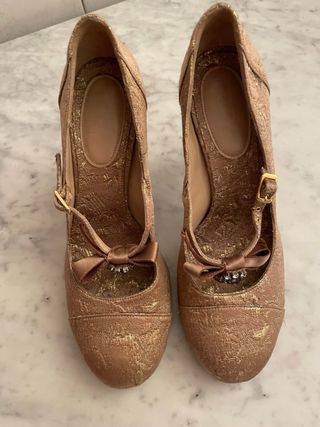 Scarpe con tacco Radà Tg 39 oro