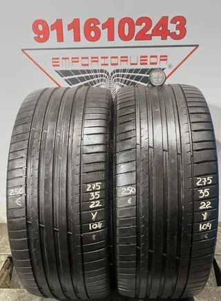 275 35 22 Y MICHELIN RUEDA AL 90% VIDA UTIL
