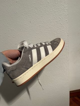 Adidas Campus Gris y Blanco