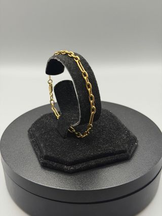 Ref262 Pulsera de oro de 18k