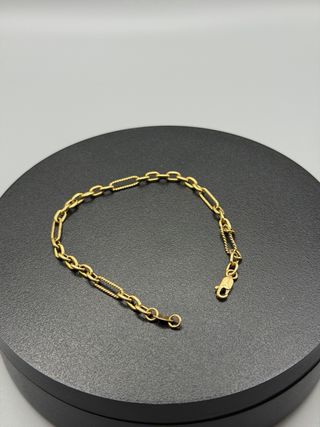 Ref262 Pulsera de oro de 18k