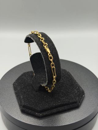 Ref262 Pulsera de oro de 18k