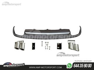 DIFUSOR TRASERO AUDI A4 B8 LOOK S4