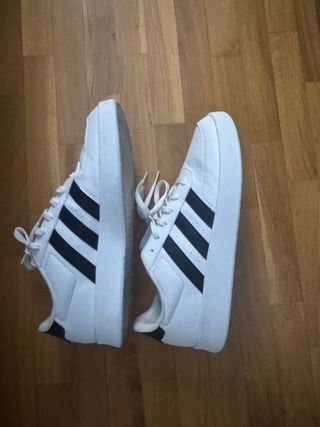 Adidas Bambas Blancas Casi Nuevas