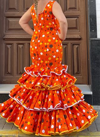 Traje Flamenca Talla 48/50/52 elástico