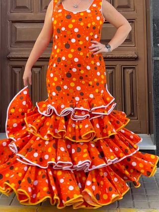 Traje Flamenca Talla 48/50/52 elástico