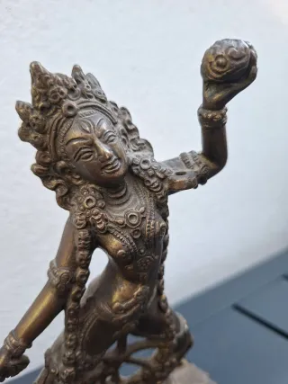 Estatua budista bronce Dakini