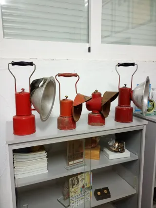 Lámparas de carburo, minero, Espeleologia