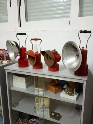 Lámparas de carburo, minero, Espeleologia