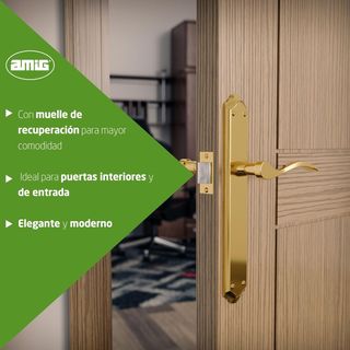 Amig - Juego de Manillas con Placa para puerta - M